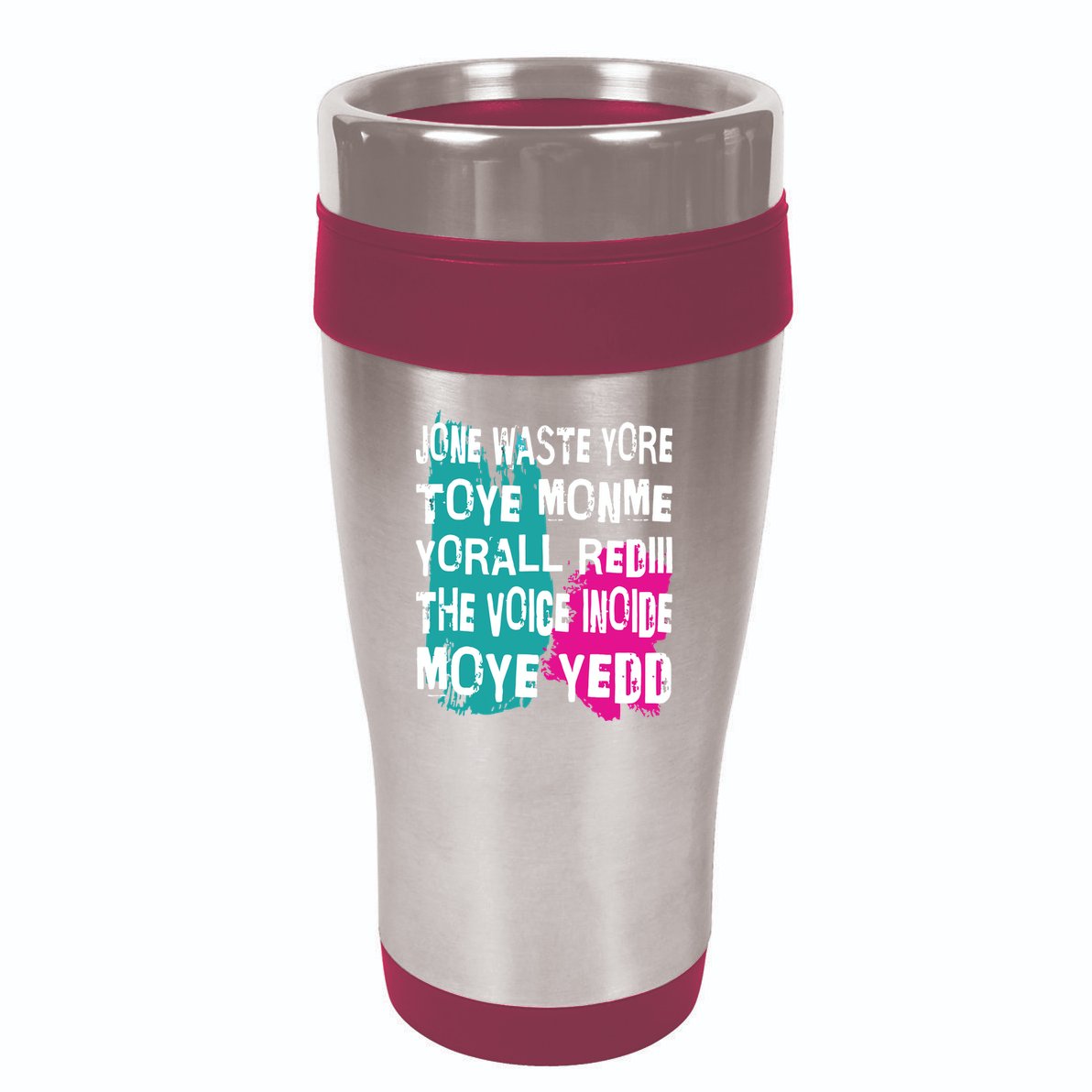 DonT Waste Your Time On Me YouRe Already The Voice Inside 16oz Travel Tumbler