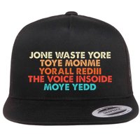 Don't Waste Your Time On Me  Flat Bill Trucker Hat