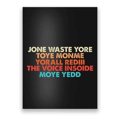 Don't Waste Your Time On Me  Poster