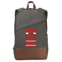 DO WHAT YOU CAN GOD WILL DO WHAT YOU CAN'T BLK Cotton Canvas Backpack