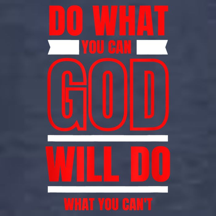 DO WHAT YOU CAN GOD WILL DO WHAT YOU CAN'T BLK Vector Backpack