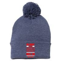 DO WHAT YOU CAN GOD WILL DO WHAT YOU CAN'T BLK Pom Pom 12in Knit Beanie