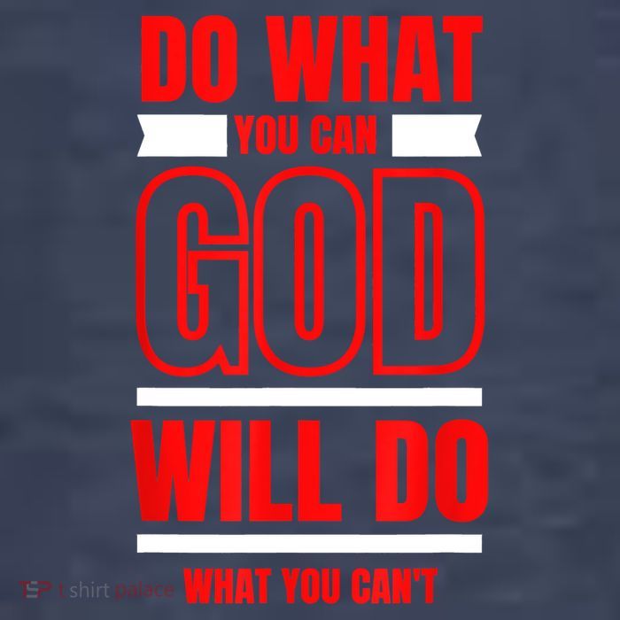DO WHAT YOU CAN GOD WILL DO WHAT YOU CAN'T BLK Pom Pom 12in Knit Beanie