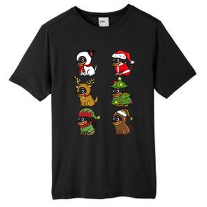 Dachshund Xmas Costumes Funny Dog Christmas Gift Tall Fusion ChromaSoft Performance T-Shirt