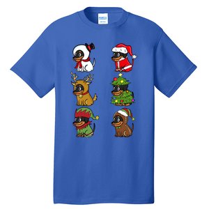 Dachshund Xmas Costumes Funny Dog Christmas Gift Tall T-Shirt