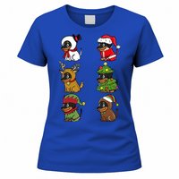 Dachshund Xmas Costumes Funny Dog Christmas Gift Women's T-Shirt