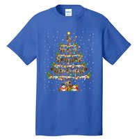 Dinosaur Xmas Lighting Santa T Rex Dinosaur Christmas Tree Meaningful Gift Tall T-Shirt