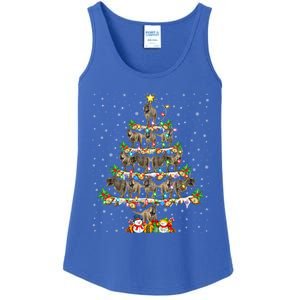 Dinosaur Xmas Lighting Santa T Rex Dinosaur Christmas Tree Meaningful Gift Ladies Essential Tank