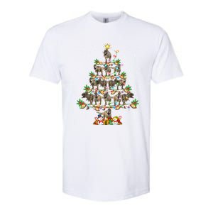 Dinosaur Xmas Lighting Santa T Rex Dinosaur Christmas Tree Meaningful Gift Softstyle CVC T-Shirt