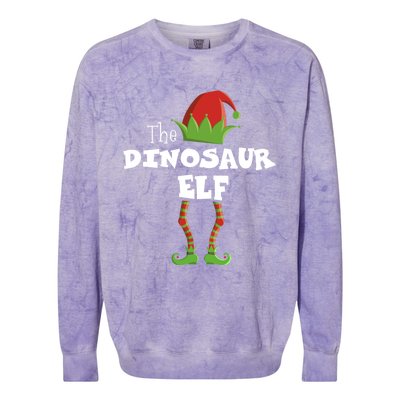 Dinosaur Xmas Pajama Family Matching Christmas Group Gift Cute Gift Colorblast Crewneck Sweatshirt