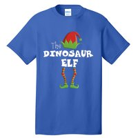 Dinosaur Xmas Pajama Family Matching Christmas Group Gift Cute Gift Tall T-Shirt