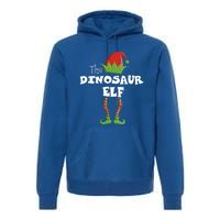 Dinosaur Xmas Pajama Family Matching Christmas Group Gift Cute Gift Premium Hoodie