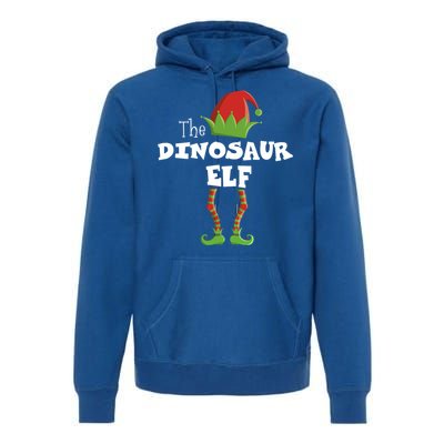 Dinosaur Xmas Pajama Family Matching Christmas Group Gift Cute Gift Premium Hoodie