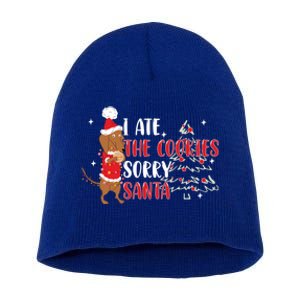 Dachshund Xmas Wiener Dog Doxie Lover Dachshund Christmas Gift Short Acrylic Beanie