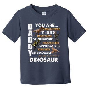 Daddy You Are My Favorite Dinosaur Fathers Day Toddler T-Shirt