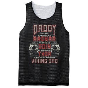 Daddy You Are My Favorite Viking Dad Proud Viking Father Mesh Reversible Basketball Jersey Tank