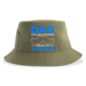 Dad You Are Nothing Short Of Amazing Fathers Day Fatherhood Gift Sustainable Bucket Hat