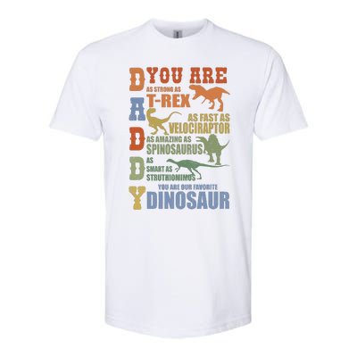 Daddy You Are As Strong As Dinosaur Softstyle® CVC T-Shirt