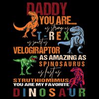 Daddy You Are As Strong As T Rex Funny Dinosaur Father's Day Gift Sustainable Bucket Hat