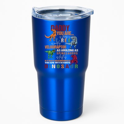 Daddy You Are As Strong As T Rex Funny Dinosaur Father's Day Gift Tumbler