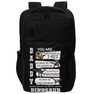 Daddy You Are As Strong As Tcool Giftrex Father's Day Gift Great Gift Impact Tech Backpack