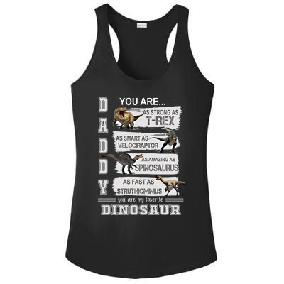 Daddy You Are As Strong As Tcool Giftrex Father's Day Gift Great Gift Ladies PosiCharge Competitor Racerback Tank