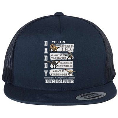 Daddy You Are As Strong As Tcool Giftrex Father's Day Gift Great Gift Flat Bill Trucker Hat