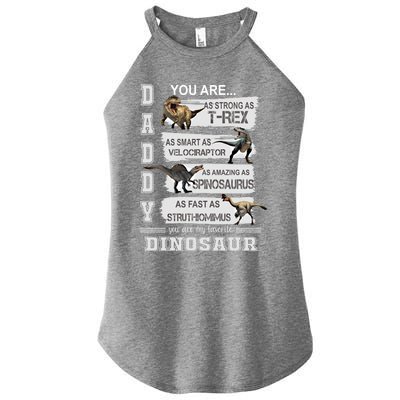 Daddy You Are As Strong As Tcool Giftrex Father's Day Gift Great Gift Women’s Perfect Tri Rocker Tank