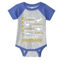 Daddy You Are As Strong T Rex Dinosaur Fathers Day 2021 Gift Infant Baby Jersey Bodysuit