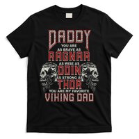 Daddy You Are My Favorite Viking Dad Proud Viking Father T-Shirt