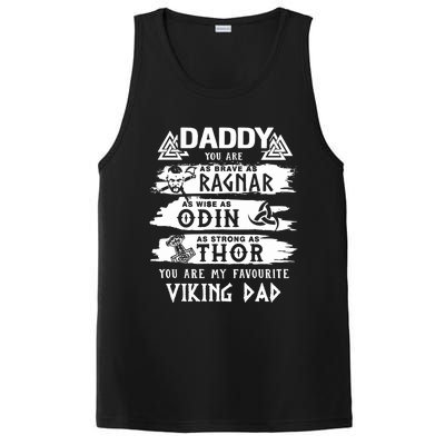 Daddy You Are As Brave As Ragnar You Are My Favourite Viking Dad PosiCharge Competitor Tank