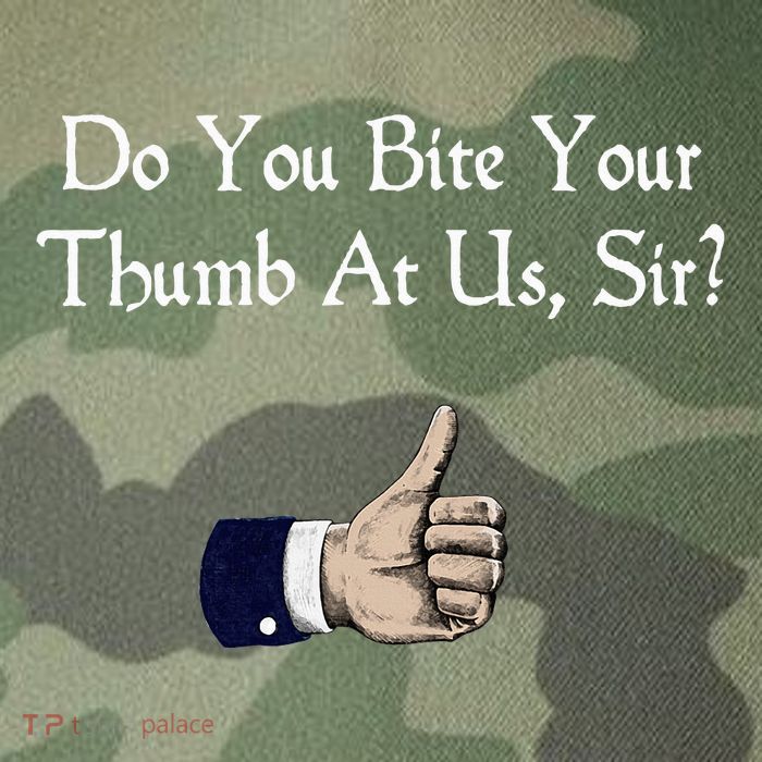 Do You Bite Your Thumb Shakespeare Legacy Tie Dye Trucker Hat