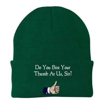 Do You Bite Your Thumb Shakespeare Knit Cap Winter Beanie