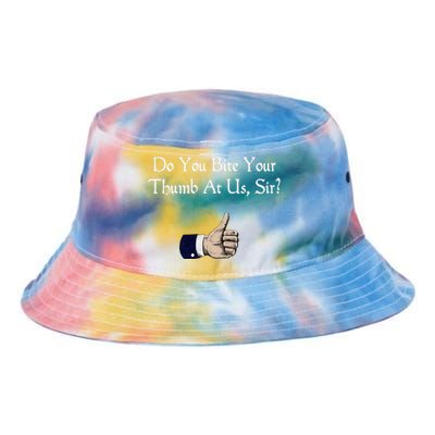 Do You Bite Your Thumb Shakespeare Tie Dye Newport Bucket Hat