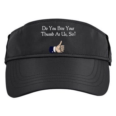 Do You Bite Your Thumb Shakespeare Adult Drive Performance Visor