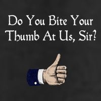 Do You Bite Your Thumb Shakespeare 25L Jumbo Tote