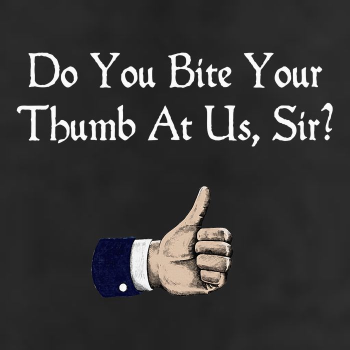 Do You Bite Your Thumb Shakespeare 25L Jumbo Tote