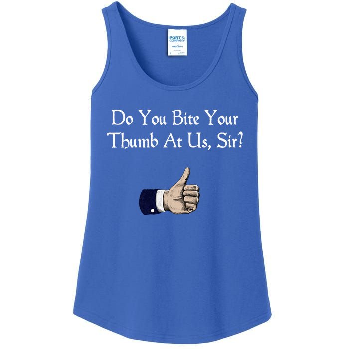 Do You Bite Your Thumb Shakespeare Ladies Essential Tank