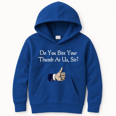 Do You Bite Your Thumb Shakespeare Kids Hoodie