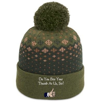 Do You Bite Your Thumb Shakespeare The Baniff Cuffed Pom Beanie