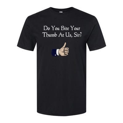 Do You Bite Your Thumb Shakespeare Softstyle® CVC T-Shirt