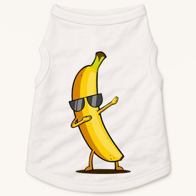 Dabbing Yellow Banana Dab Funny Dancing Fruit Doggie Tank