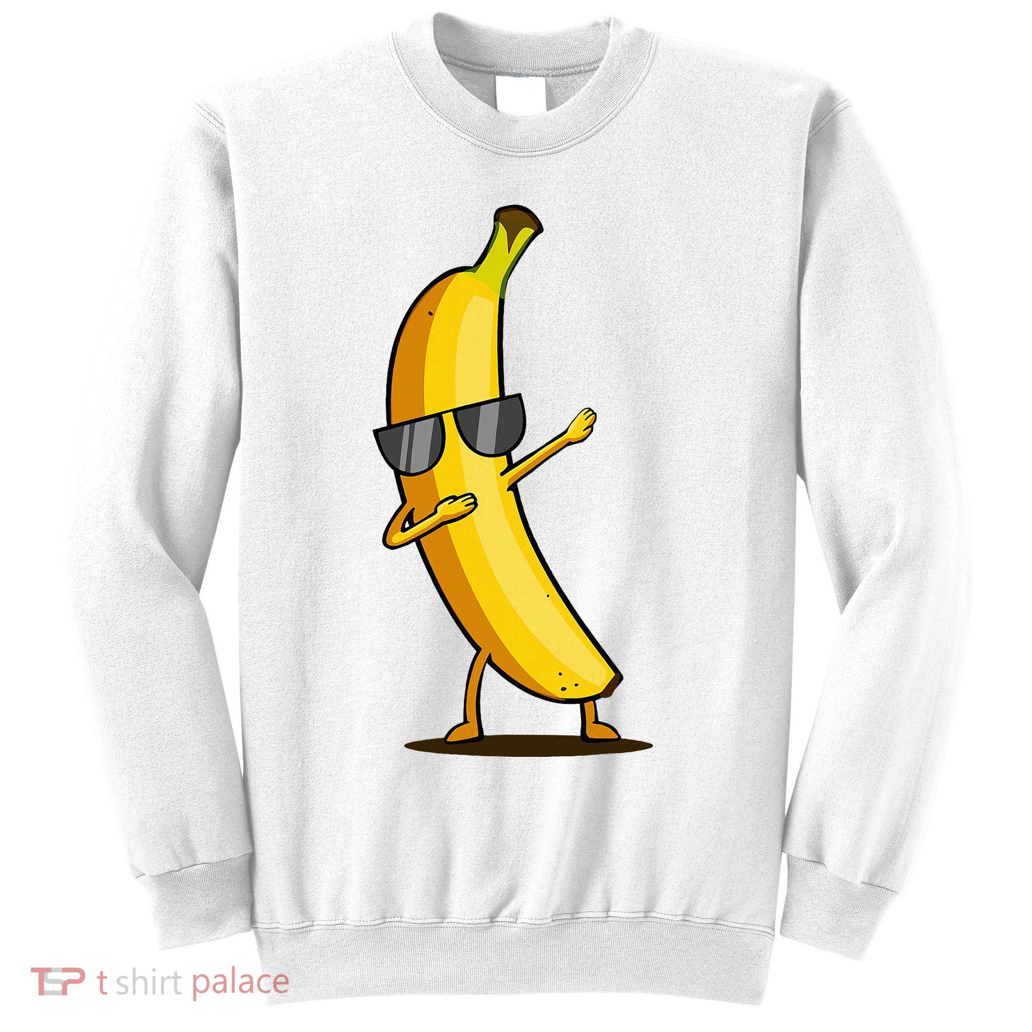 Dabbing Yellow Banana Dab Funny Dancing Fruit Sweatshirt