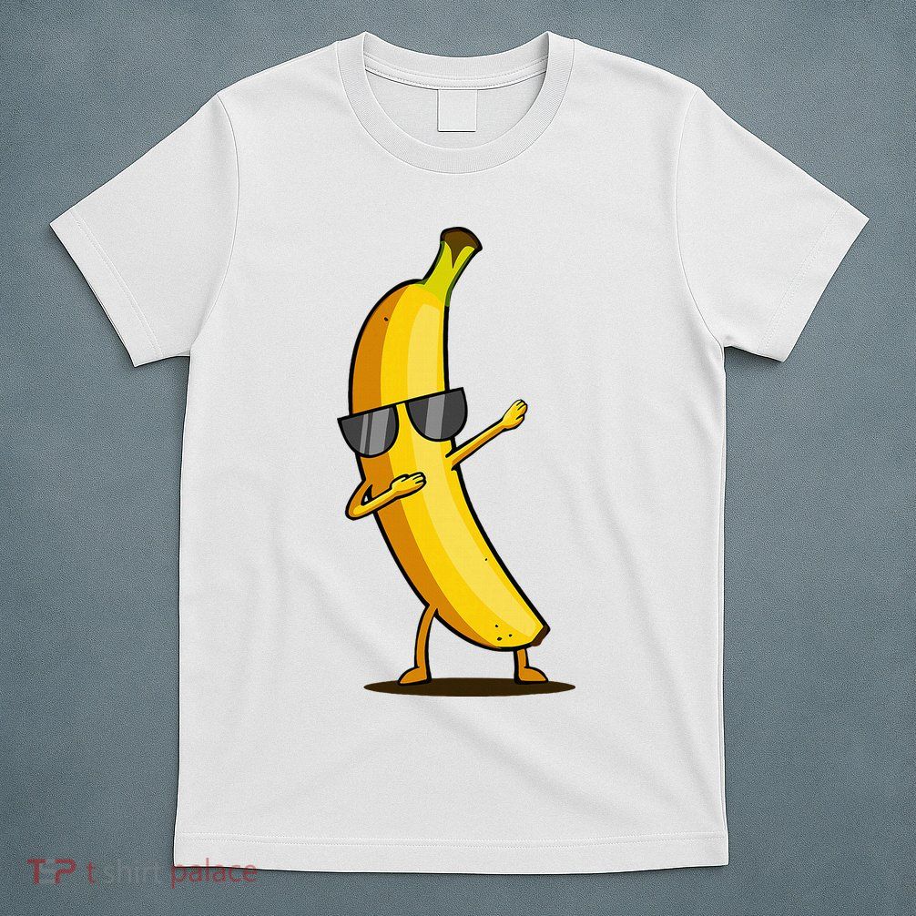 Dabbing Yellow Banana Dab Funny Dancing Fruit T-Shirt