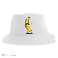 Dabbing Yellow Banana Dab Funny Dancing Fruit Sustainable Bucket Hat