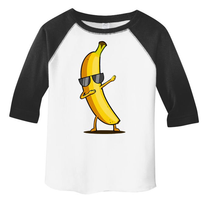 Dabbing Yellow Banana Dab Funny Dancing Fruit Toddler Fine Jersey T-Shirt