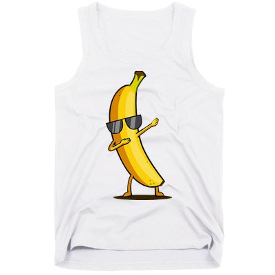 Dabbing Yellow Banana Dab Funny Dancing Fruit Tank Top