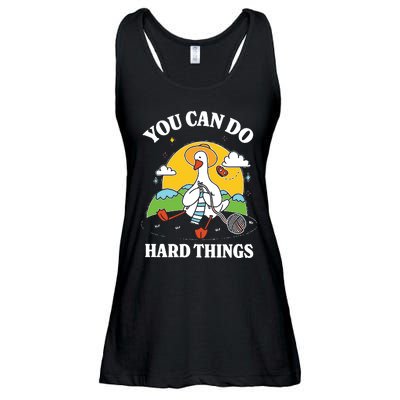 Duck You Can Hard Things Teacher Ladies Essential Flowy Tank