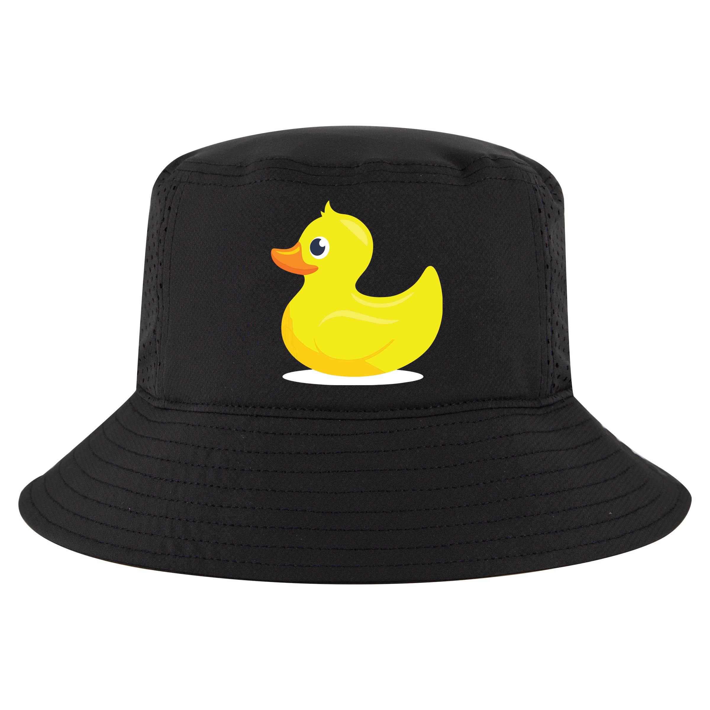 Duck Yelllow Cute Duckie Tee Great For Kids Cool Comfort Performance Bucket Hat