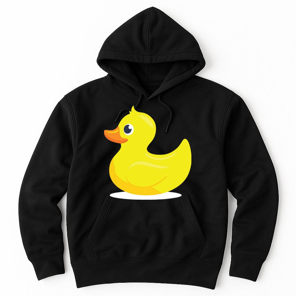Duck Yelllow Cute Duckie Tee Great For Kids Hoodie